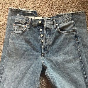 Agolde 90s pinch waist high rise straight jean. New w tags size 24